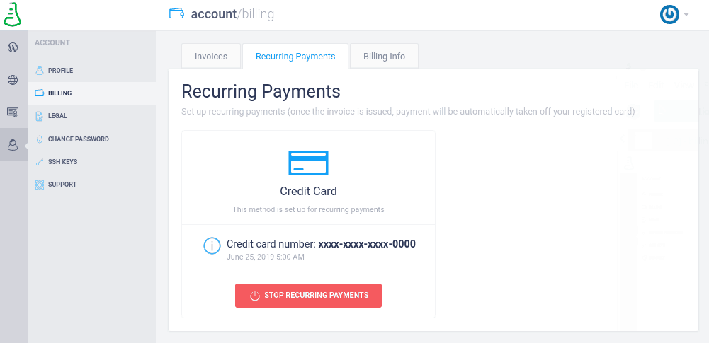 Set up recurring payments